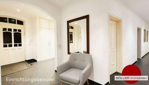 Diele - Gepflegte 4 Zi.- Whg mit AltbauCharme in zentraler Lage in SchoppershofRennweg