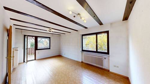 Wohnzimmer EG - Mehrfamilienhaus, Wohnhaus mit 166,00 m&sup2; in Zellingen zum Kaufen