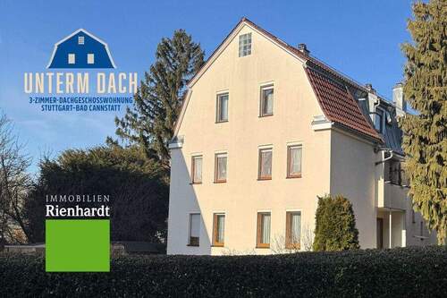 Ansicht - Gepflegte 3-Zimmer-Dachgeschosswohnung in Stuttgart-Bad Cannstatt