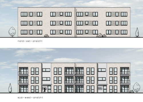 Ansichten Haus 2,3 - 