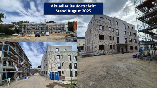 Baufortschritt August - 