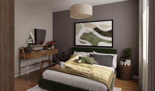 Ein komfortables Schlafzimmer - 4 Zimmer Doppelhaushälfte in Ahrensfelde