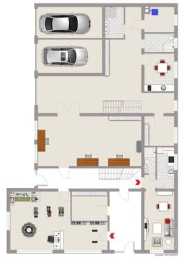 Gewerbeimmobilie EG - 2 Zimmer Mehrfamilienhaus, Wohnhaus zum Kaufen in Rodgau