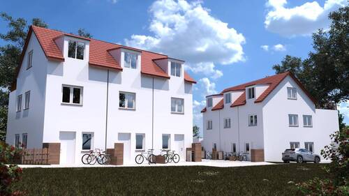 Neubau Reihenhäuser in Harting - Nachhaltig wohnen, stilvoll leben - sechs Stadthäuser im Einklang mit der Natur!