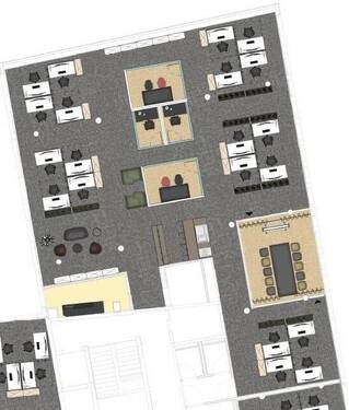 beispielhafte Möblierung - 