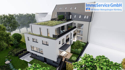 Visualisierung Tag Ansicht oben - 2 Zimmer Etagenwohnung in Nürnberg