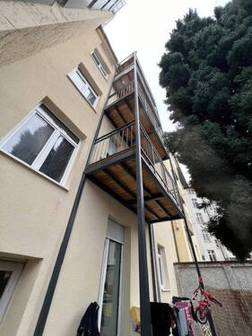 Rückansicht - 3 Zimmer Etagenwohnung in Pforzheim