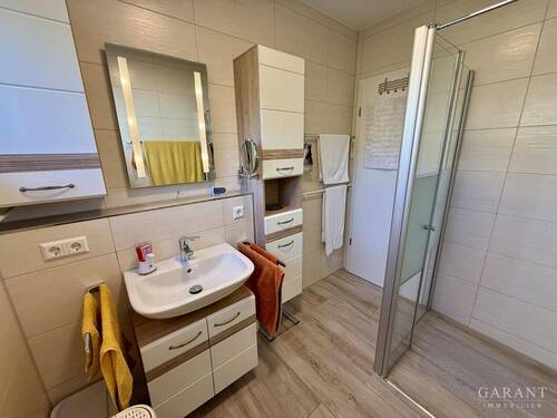 Badezimmer - Etagenwohnung mit 60,00 m&sup2; in Bad Mergentheim zum Kaufen