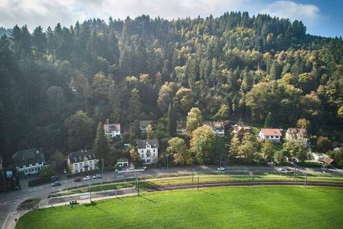 Drohne Über dem Haus 4.jpg - 4 Zimmer Etagenwohnung in Freiburg im Breisgau