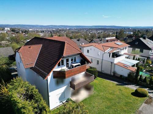 Rückansicht - Wenig Hausgeld und viel Platz: Moderne 4-Zimmer-Wohnung mit zwei Balkonen in Kassel-Harleshausen!