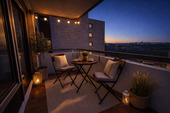 Balkon - möbliert - 