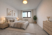Schlafzimmer - möbliert - 