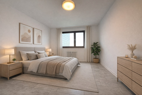 Schlafzimmer - möbliert - 