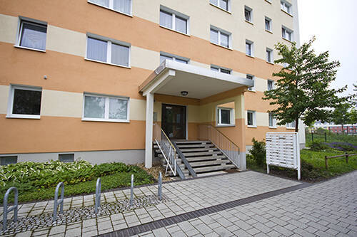 Eingangsbereich - Etagenwohnung mit 52,40 m&sup2; in Halle (Saale) zur Miete