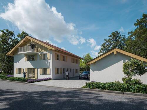 Außenvisualisierung - 4 Zimmer Doppelhaushälfte zum Kaufen in Irschenberg