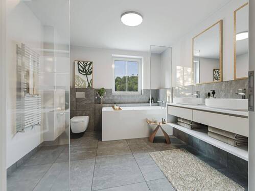 OG-Bad - Doppelhaushälfte mit 144,00 m² in Irschenberg zum Kaufen