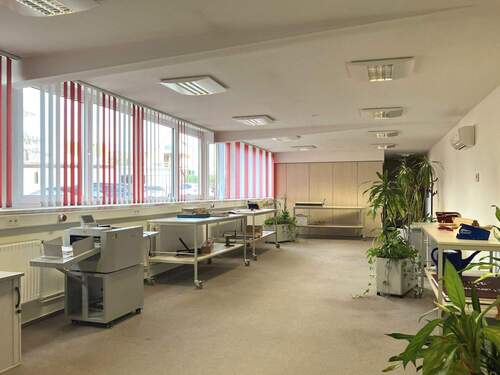 früher mal Ausstellungsbereich, Blick vom Eingang - 