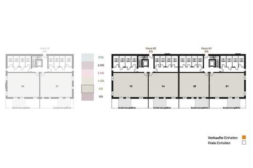 Geschossübersicht Erdgeschoss - 