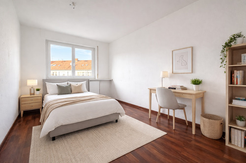 Schlafzimmer (Einrichtung KI generiert) - 