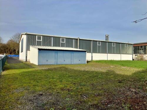 Hallenrückseite - Halle in Vellmar