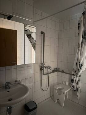 Spiegelschrank und Waschbecken - 