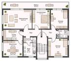 Grundrissvariante mit 2 Wohnungen - 