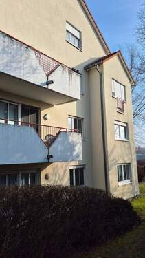 Balkonansicht - 3 Zimmer Etagenwohnung in Kitzingen