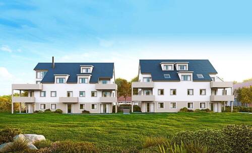 Ansicht Süd - 2 Zimmer Etagenwohnung zum Kaufen in Mering