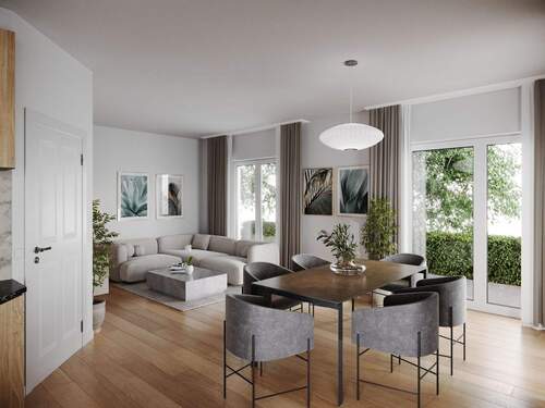 Wohnbereich - 4 Zimmer Doppelhaushälfte in Bernau bei Berlin