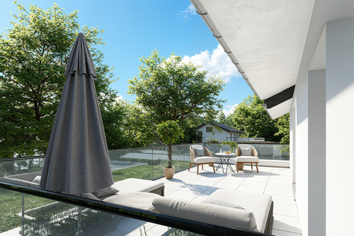 Dachterrasse (optional) - 5 Zimmer Einfamilienhaus in Schönwalde-Glien