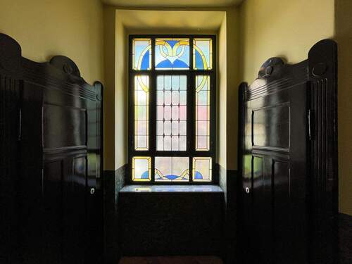 Fenster im Treppenhaus - 