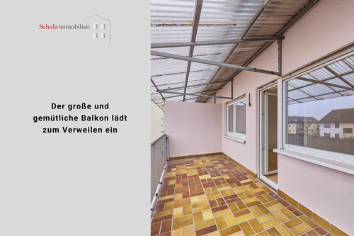 Balkon - 3 Zimmer Etagenwohnung in Schwetzingen