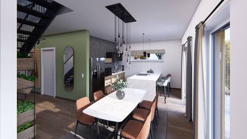 Ansicht Esszimmer - 4 Zimmer Einfamilienhaus zum Kaufen in Gedern