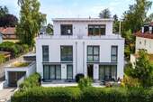 Gartenansicht - 5 Zimmer Doppelhaushälfte in München
