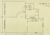 Grundriss-Skizze: EG-Wohnung - 