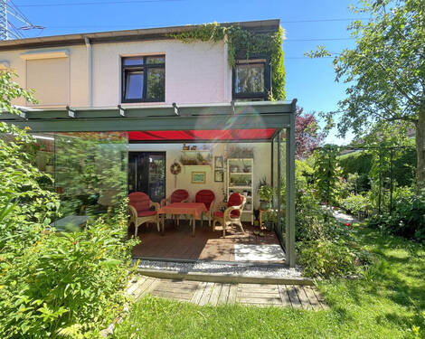 Gartenansicht - Urbanes Wohlfühlzuhause in Bramfeld