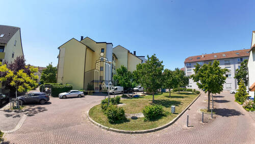 Drohnenaufnahme - 3 Zimmer Etagenwohnung in Ludwigshafen am Rhein