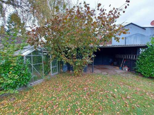 Gewächshaus und Carport - Doppelhaushälfte mit 110,00 m² in Nortorf zum Kaufen