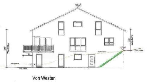 EG unten m. Terrasse; EG oben m. Balkon u.Terrasse - 