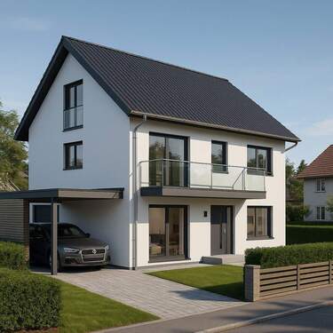 Vorderseite Beispielhaus - 7 Zimmer Einfamilienhaus zum Kaufen in Egmating