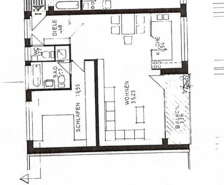 Grundr. Wohnung - 