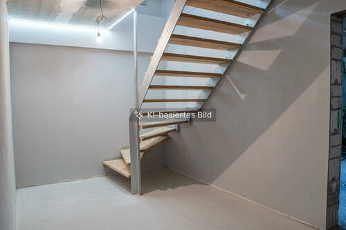 Treppe Keller Renovierungsbeispiel - 