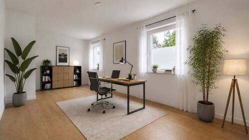Arbeitszimmer - Bsp. möbliert - 