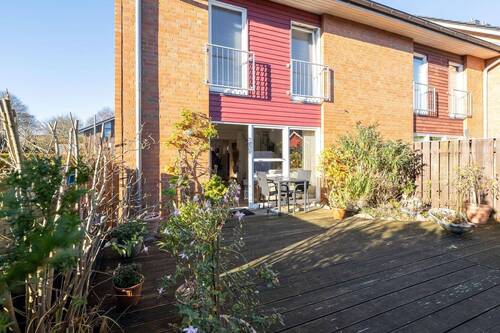 Rückansicht - Reihenendhaus mit 128,00 m&sup2; in Niebüll zum Kaufen