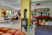 Wohnbereich mit Ofen - 