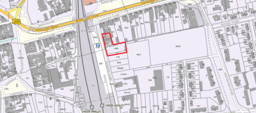 aus der Flurkarte - Grundstück zum Kaufen in Heide