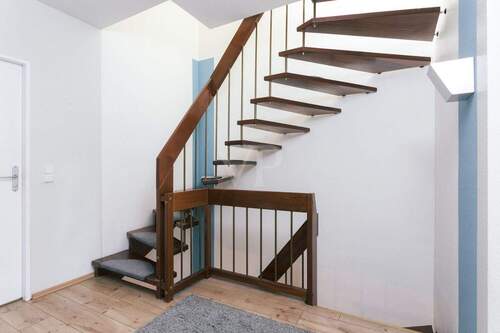 Treppe zum ausgebauten Dachgeschoss - 