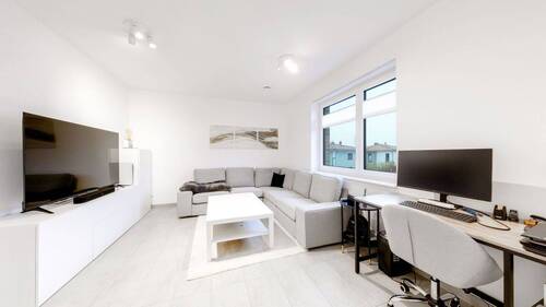 Wohnzimmer - Etagenwohnung mit 51,10 m² in Oyten zum Kaufen