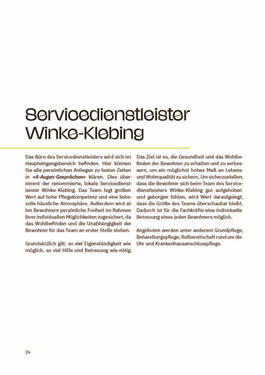 Servicedienstleister im Objekt - 