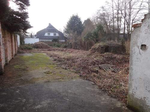 Gartenansicht (Südlage) mit rückwärtigem Baugrundstück - Reihenendhaus mit 160,00 m&sup2; in Bremen zum Kaufen